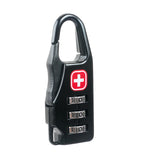 Zinc alloy saber silk screen cross code lock mini lock tent lock backpack padlock luggage padlock