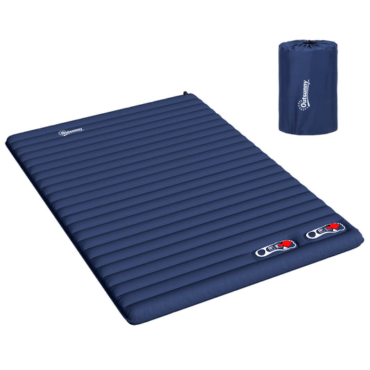 2 Person Camping Inflatable Mattress - Navy Blue