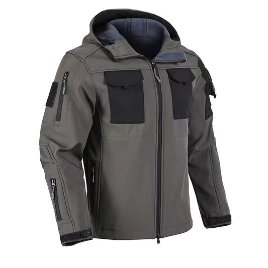 Soft Shell Beetle Top Fleece-lined Windproof Waterproof Jacket