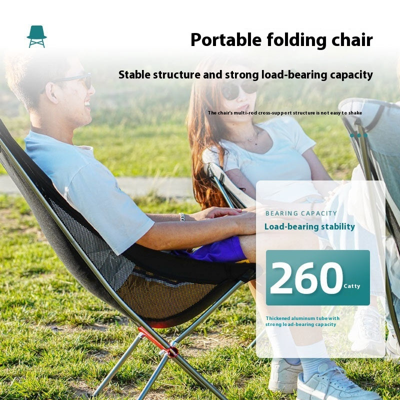 Light Weight Portable Aluminum Alloy Outdoor Camping Leisure Chair