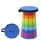 Portable Extendable Folding Stool Outdoor Camping Hiking Chair Fishing Seat