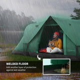 5-6 Man Dome Camping Tent - Dark Green