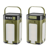 Solar Outdoor Camping Light Supports USB Output 4-leaf Foldable Charging Lighting Tent Emergency Atmosphere Lantern