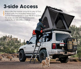 Easy Setup Aluminum Hardshell Car Rooftop Tent Waterproof Lightweight Roof Top Tent For 4x4 Offroad Camping Overlanding