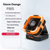 Solar Festival Camping Portable Power Bank LED Light Camping Fan