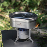 Pure Titanium Outdoor Folding Alcohol Stove