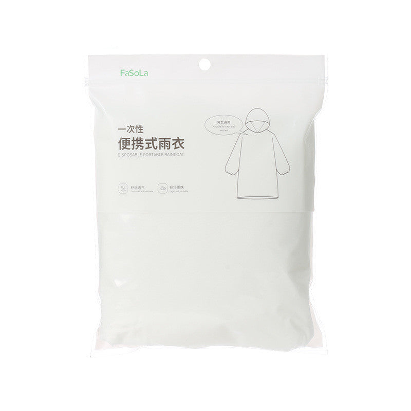 Emergency Universal Portable Disposable Poncho One Size