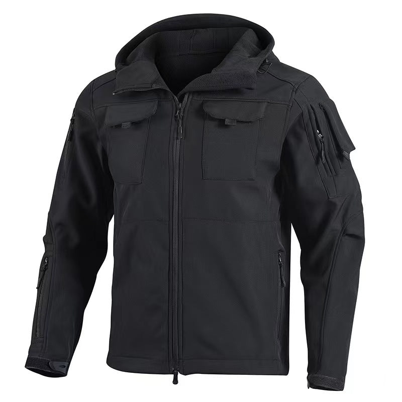 Soft Shell Beetle Top Fleece-lined Windproof Waterproof Jacket