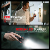 Super Bright Portable LED Flashlight Multifunctional Rechargeable Work Light with Clip Magnetic Torch Light for Camping Outdoors