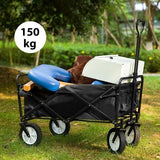 Luggage Cart Foldable Pull Wagon Festival Trolly Transport Hand Cart Garden Transport Cart Collapsible Portable Folding Cart