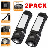 Portable LED Camping Lamp Torch Rechargeable Power Bank Lantern Night Tent Light