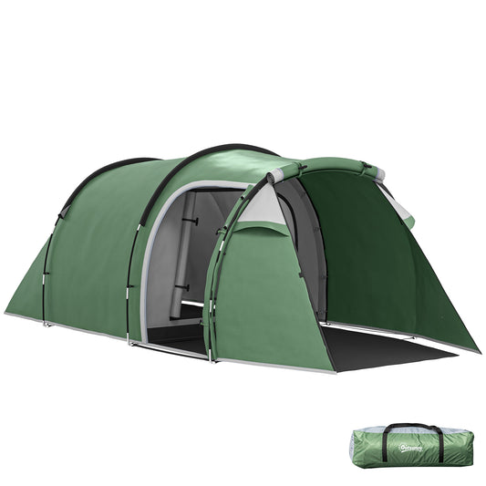 Three-Man, Two-Room Tent - Green