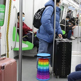 Portable Extendable Folding Stool Outdoor Camping Hiking Chair Fishing Seat